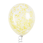 Конфетти тишью Круг, Желтый, 1 см, 50 г., 6015317