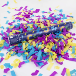 Пневмохлопушка (16/40 см), Собачки ШДМ, Прямоугольники тишью, Ассорти, 1 шт., 923012