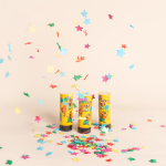 Хлопушка пружинная (4/10 см), Три Кота, Играем вместе, Звезды тишью, Ассорти, 1 шт., 823188