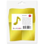 Шар с клапаном (16''/41 см) Мини-фигура, Нота, Золото, 5 шт. в уп. (цв.этик.), 19805S5