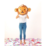 Шар (36''/91 см) Фигура, Голова, Обезьянка Мартышка, 1 шт., G72012