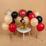 Шар 3D (23''/58 см) Фигура на подставке, Микки Маус, 1 шт. в уп., 24447