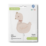 Шар (30''/76 см) Фигура, Маленький лебедь, 1 шт. в уп., G72263-P