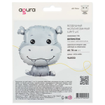 Шар (30''/76 см) Фигура, Бегемотик, 1 шт. в уп., 940530