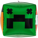 Шар 3D (22''/56 см) Куб, Пиксели, Герои, 1 шт. в уп., 26899P