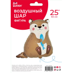 Шар (25''/64 см) Фигура, Милая выдра, 1 шт. в уп., 26426