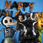 Шар 3D (56''/142 см) Фигура, Тыква на Хэллоуин, 1 шт. в уп., 74070-P