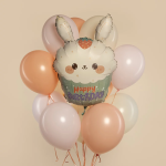 Шар (24''/61 см) Фигура, Кексик с зайчиком, 1 шт. в уп., G72225-P