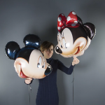 Шар (32''/81 см) Фигура, Голова, Микки Маус, 1 шт., 555064