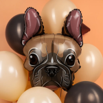 Шар (28''/71 см) Фигура, Бульдог, 1 шт., 24046