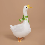Шар 3D (34''/86 см) Ходячая Фигура, Гусь, Белый, 1 шт. в уп., 26434