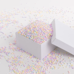 Шарики пенопласт, Цветной микс, Мультиколор, Макарунс, 2-4 мм, 10 гр., 6231118