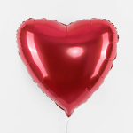 Шар (18''/46 см) Сердце, Красный, 1 шт., 201500R