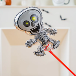 Шар с клапаном (16''/41 см) Мини-фигура, Танцующий скелет, 5 шт. в уп., 190801P5