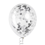 Конфетти фольга Круг, Серебро, Металлик, 2 см, 50 г., 6014719