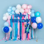 Шар (31''/79 см) Фигура, Любимый монстрик, Яркие ушки, Синий, 1 шт. в уп., 26988P