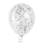 Конфетти фольга Круг, Серебро, Хром, 1 см, 50 г., 6015418