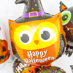 Шар (32''/81 см) Фигура, Сова, Волшебница на Хэллоуин, Голография, 1 шт., 35186H