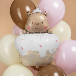 Шар (30''/76 см) Фигура, Кексик с капибарой, 1 шт. в уп., 26912P