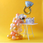 Шар (40''/102 см) Фигура, Кольцо с бриллиантом, 1 шт., R510