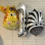 Шар (25''/64 см) Фигура, Голова, Милый Жираф, 1 шт., R377