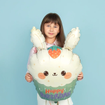 Шар (24''/61 см) Фигура, Кексик с зайчиком, 1 шт. в уп., G72225-P