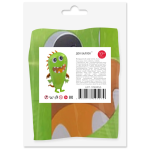 Шар с клапаном (17''/43 см) Мини-фигура, Монстрик Бонни, Зеленый, 5 шт. в уп. (цв.этик.), 10988S5