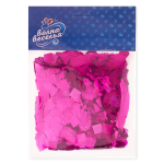 Конфетти фольга Квадрат, Фуксия, Металлик, 1 см, 50 г., 6015322