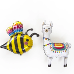 Шар (15''/38 см) Мини-фигура, Радужная пчела, 1 шт., 902804