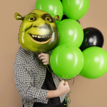 Шар (21''/53 см) Фигура, Зеленый Огр, 1 шт., 26018