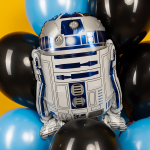Шар (25''/64 см) Фигура, Космический Дроид, 1 шт. в уп., 24463