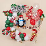 Шар (28''/71 см) Фигура, Пингвин в шапочке, 1 шт. в уп., 26851