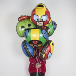 Шар (22''/56 см) Фигура, Game Party, Дизайн №3, 1 шт., 501515