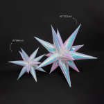 Шар 3D (40''/102 см) Звезда, Составная, Жемчужный, Хамелеон, 1 шт. в уп., 24918