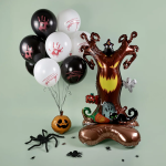 Шар (14''/36 см) Мини-фигура, Страшная тыква на Хэллоуин, 1 шт., G72170