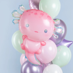 Шар (38''/97 см) Фигура, Милый Аксолотль, 1 шт., 27028