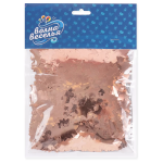 Конфетти фольга Звезда, Розовое Золото, Металлик, 1,5 см, 50 г., 6015536