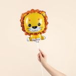 Шар (13''/33 см) Мини-фигура, Левушка, 5 шт. в уп., 943487