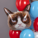 Шар (26''/66 см) Фигура, Сердитая кошка, 1 шт., 27108