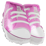 Шар (20''/51 см) Фигура, Ботиночки для девочки, Розовый, 1 шт., 23433