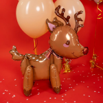Шар (26''/66 см) Фигура 3D, Новогодний олененок, 1 шт. в уп., G72210-P
