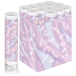 Пневмохлопушка (12/30 см), Гендер Пати, Сынок или Дочка?, Перья, Розовый, 1 шт., 823185