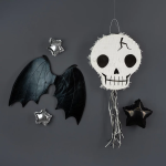 Пиньята Череп, Белый/Черный, 35,2*32*7,5 см, 1 шт. в упак. , 6233339-BX