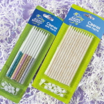 Свечи Яркий глиттер, Ассорти, с блестками, 0,55*14,5 см, 8 шт. с держат., 627099