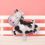 Шар с клапаном (16''/41 см) Мини-фигура, Корова, 1 шт., 17198