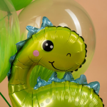 Шар 3D (22''/56 см) Фигура на подставке, Динозаврик, 1 шт. в уп., 24383