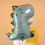 Шар (27''/69 см) Фигура, Динозаврик Т-Рекс, 1 шт., 901907