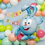 Шар (44''/112 см) Фигура, Смешарики, Крош, 1 шт. в уп., 515100