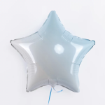 Шар (32''/81 см) Звезда, Голубой, Градиент, 1 шт., 306500BGA