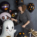 Шар (30''/76 см) Фигура, Привидение на Хэллоуин, 1 шт., 901849